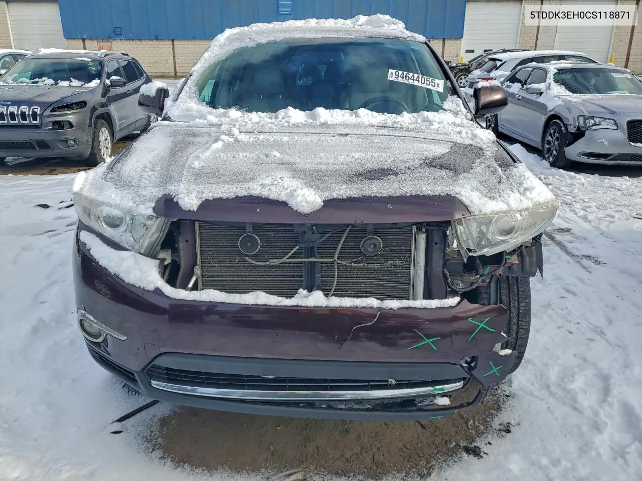 5TDDK3EH0CS118871 2012 Toyota Highlander Limited