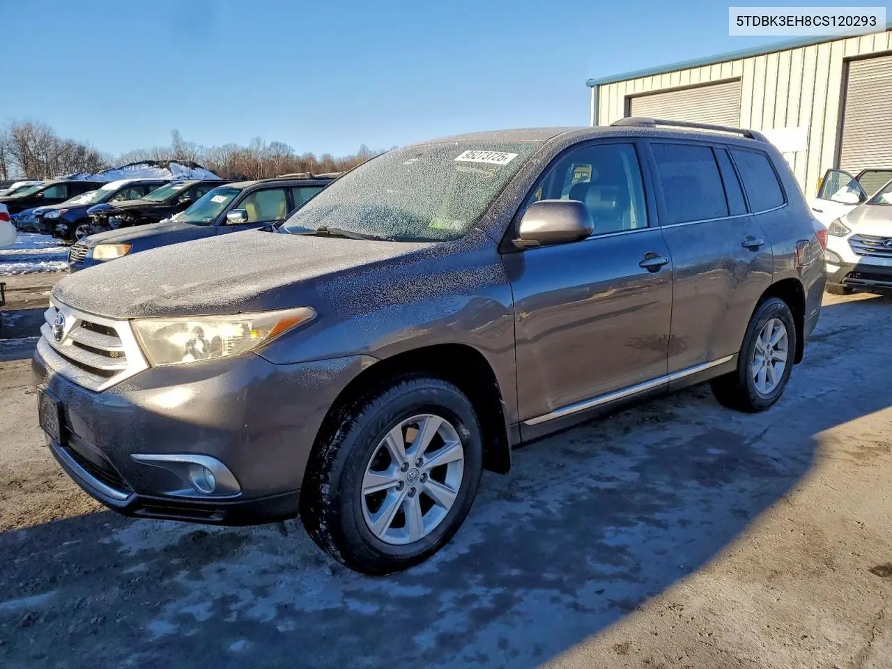 5TDBK3EH8CS120293 2012 Toyota Highlander Base