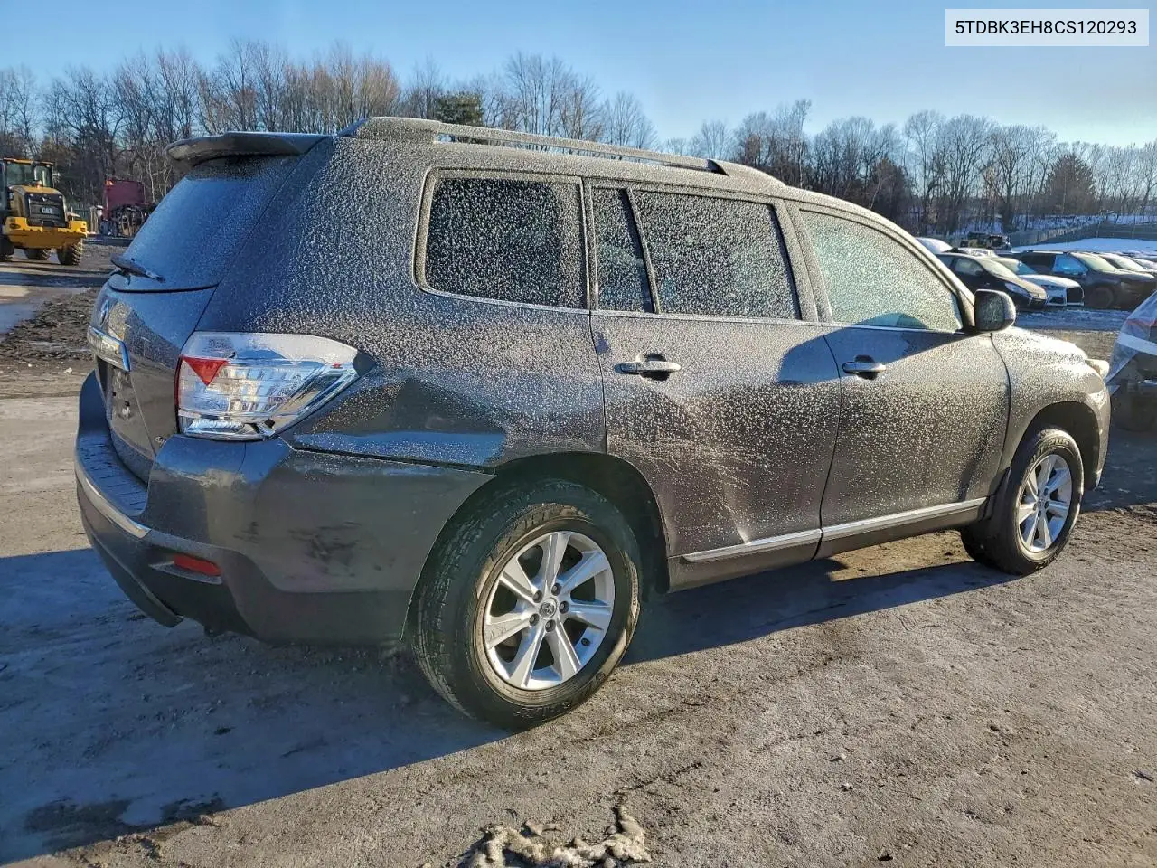 5TDBK3EH8CS120293 2012 Toyota Highlander Base
