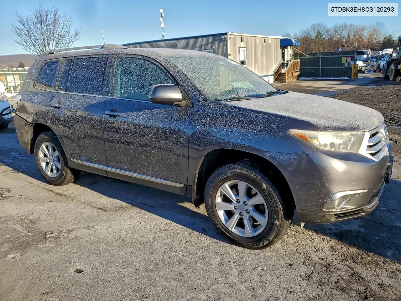 5TDBK3EH8CS120293 2012 Toyota Highlander Base