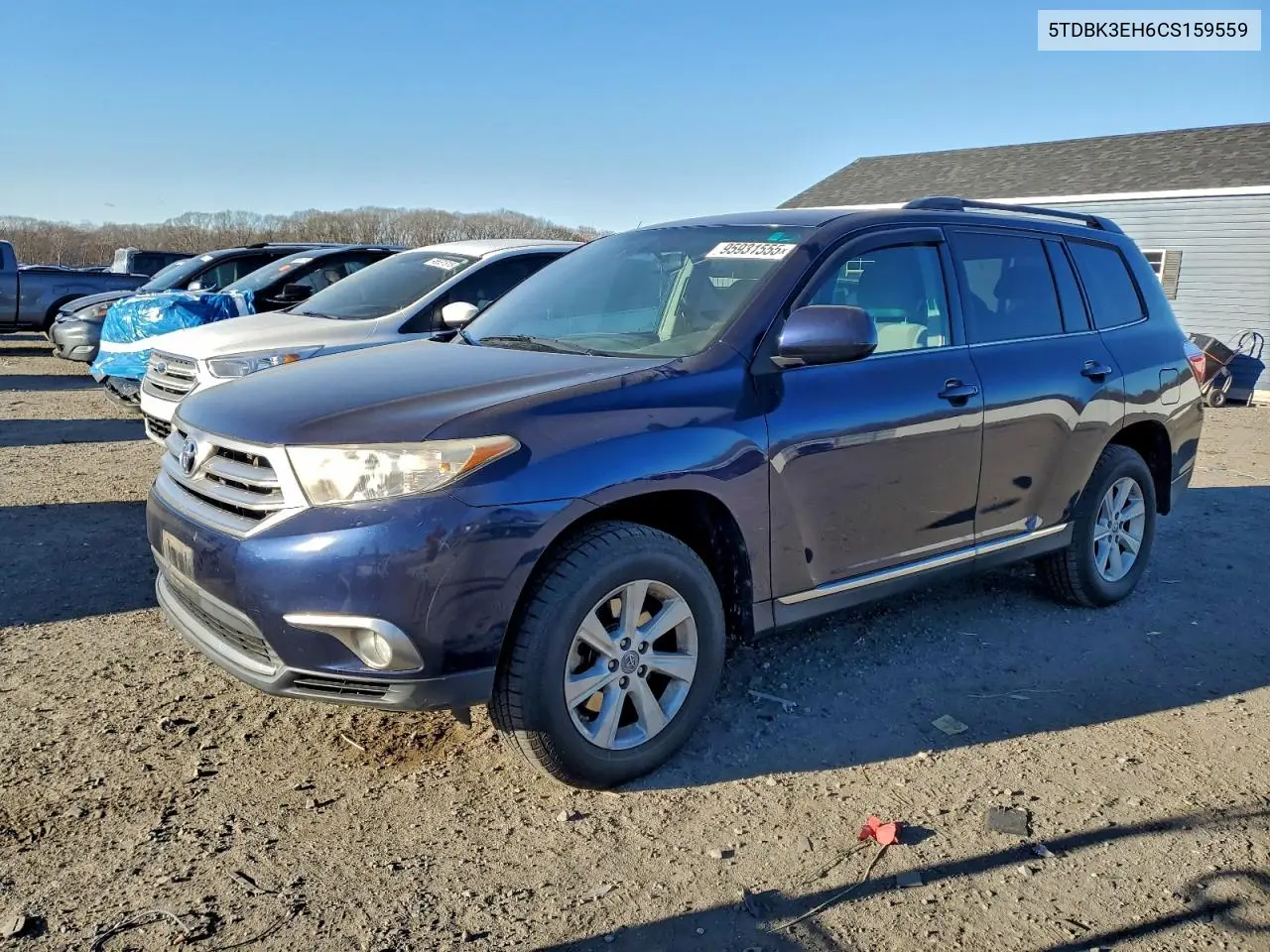 5TDBK3EH6CS159559 2012 Toyota Highlander Base