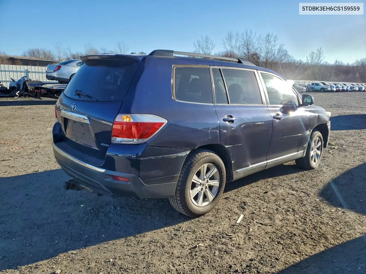 5TDBK3EH6CS159559 2012 Toyota Highlander Base