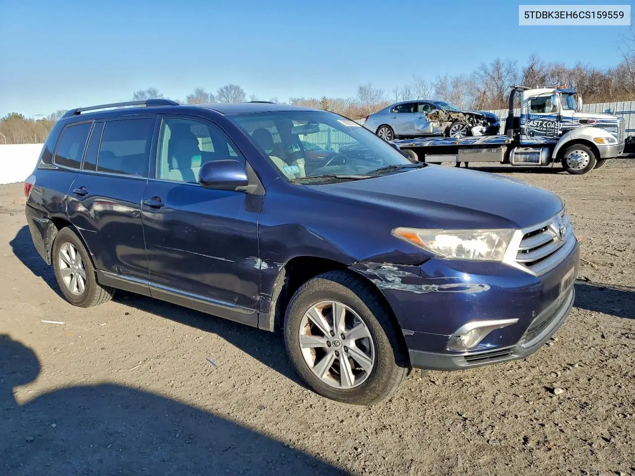 5TDBK3EH6CS159559 2012 Toyota Highlander Base