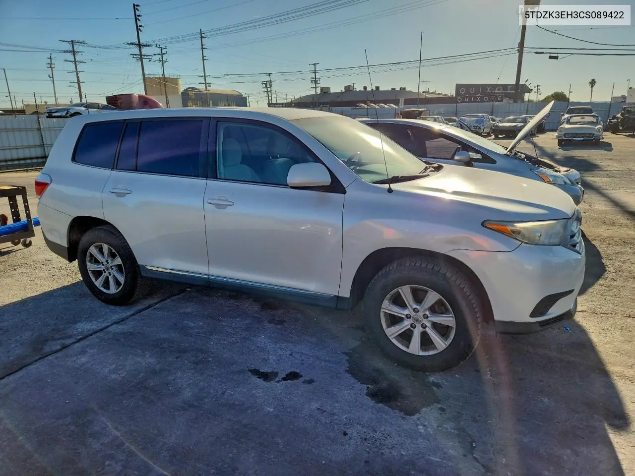 5TDZK3EH3CS089422 2012 Toyota Highlander Base