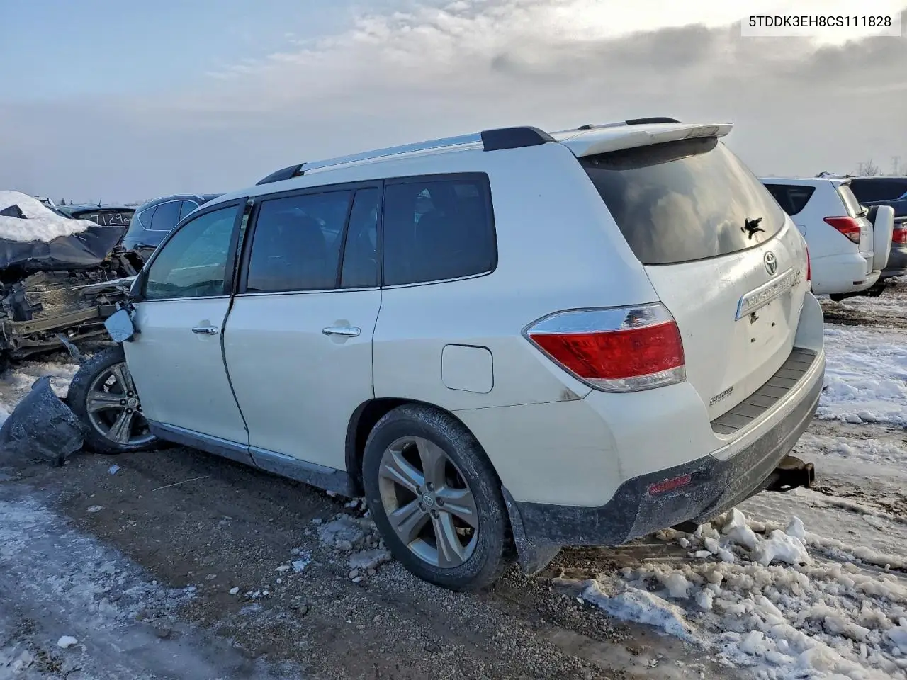 5TDDK3EH8CS111828 2012 Toyota Highlander Limited