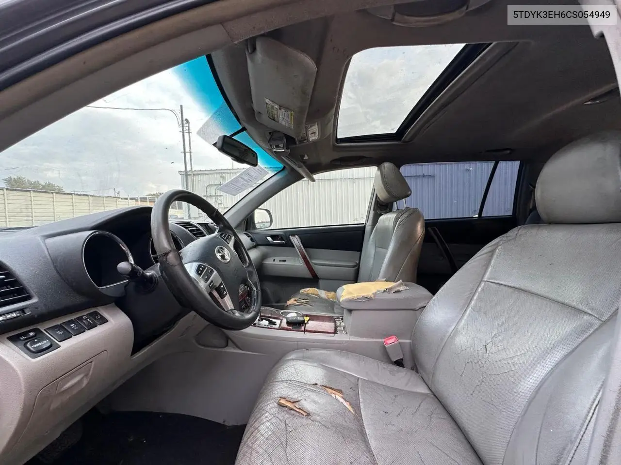 5TDYK3EH6CS054949 2012 Toyota Highlander Limited