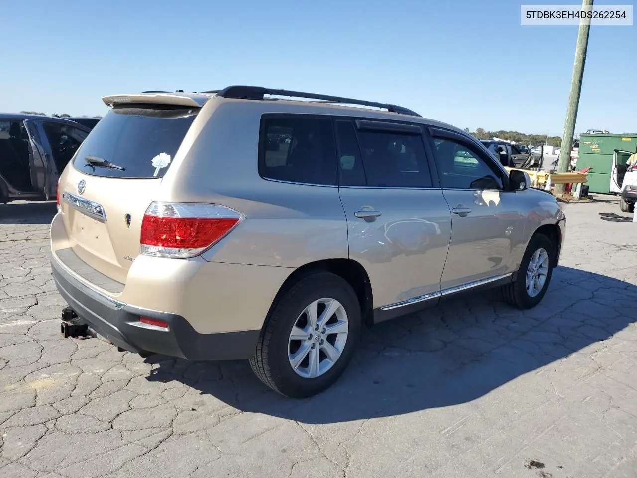 5TDBK3EH4DS262254 2013 Toyota Highlander Base