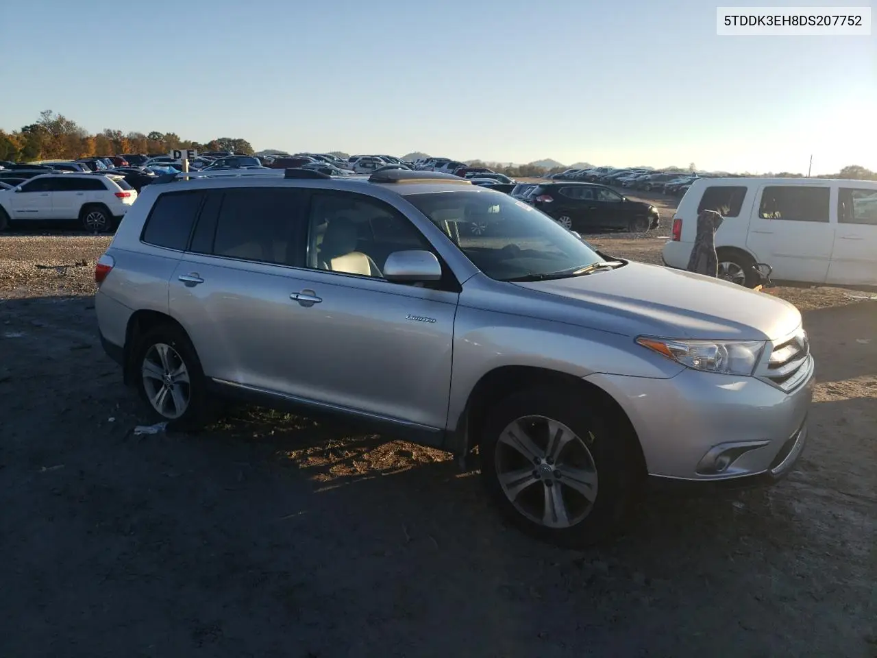 5TDDK3EH8DS207752 2013 Toyota Highlander Limited