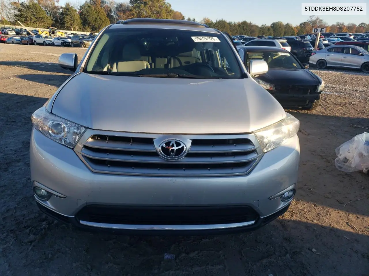 5TDDK3EH8DS207752 2013 Toyota Highlander Limited
