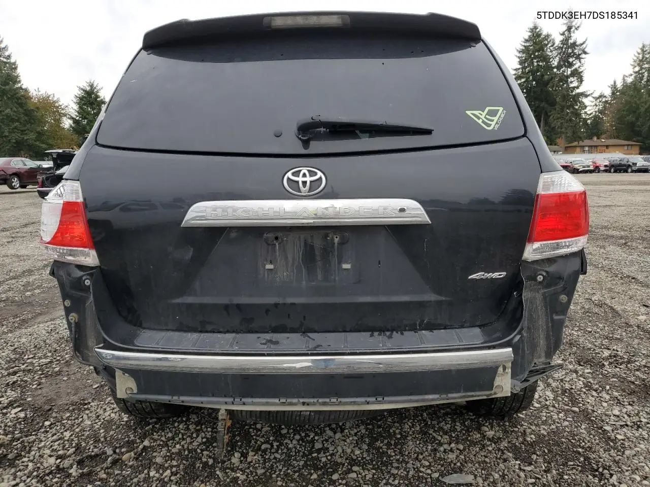 5TDDK3EH7DS185341 2013 Toyota Highlander Limited