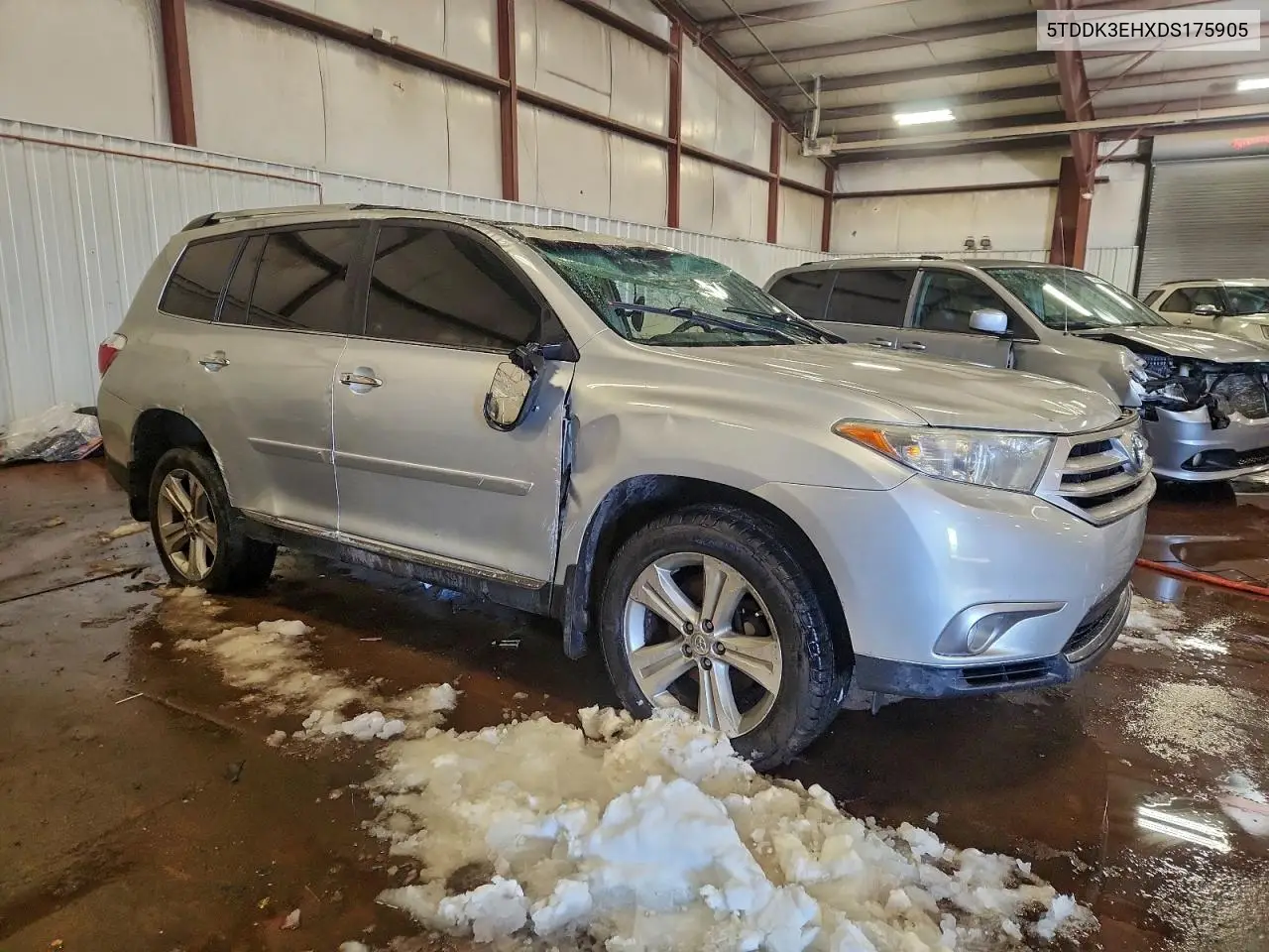 5TDDK3EHXDS175905 2013 Toyota Highlander Limited