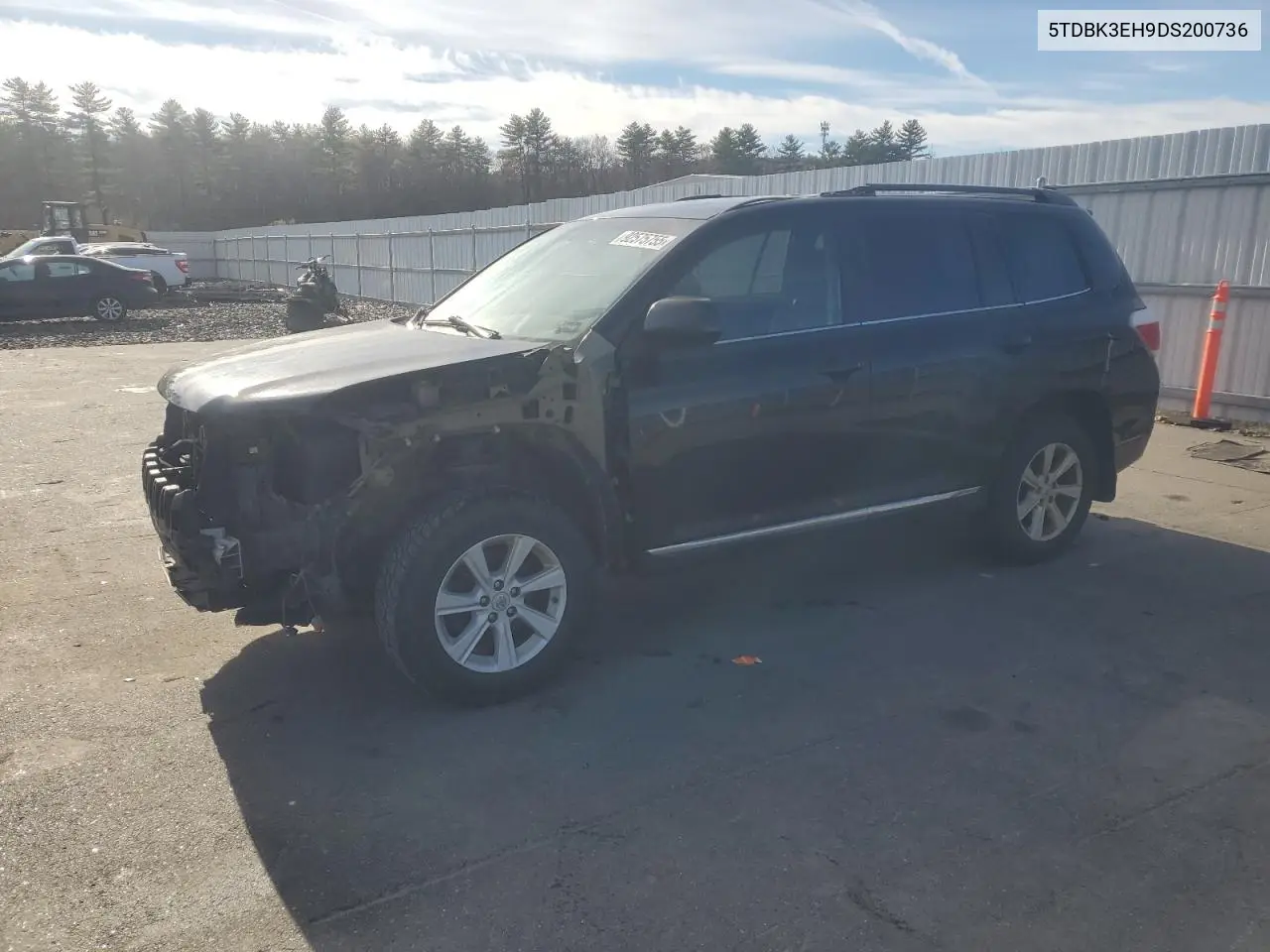 5TDBK3EH9DS200736 2013 Toyota Highlander Base