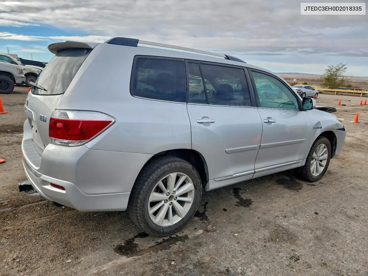 JTEDC3EH0D2018335 2013 Toyota Highlander Hybrid Limited