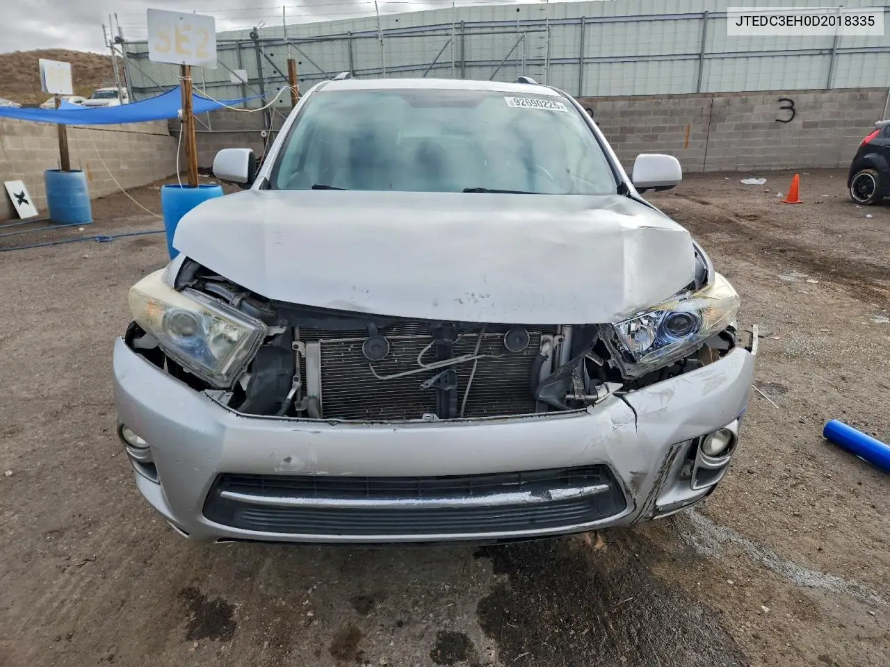 JTEDC3EH0D2018335 2013 Toyota Highlander Hybrid Limited