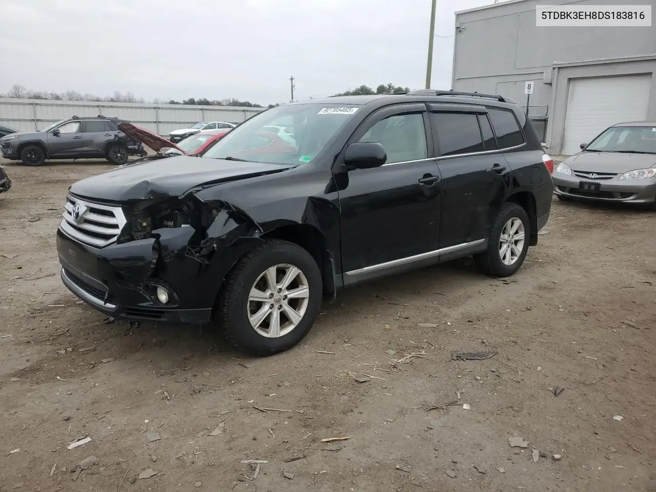 5TDBK3EH8DS183816 2013 Toyota Highlander Base