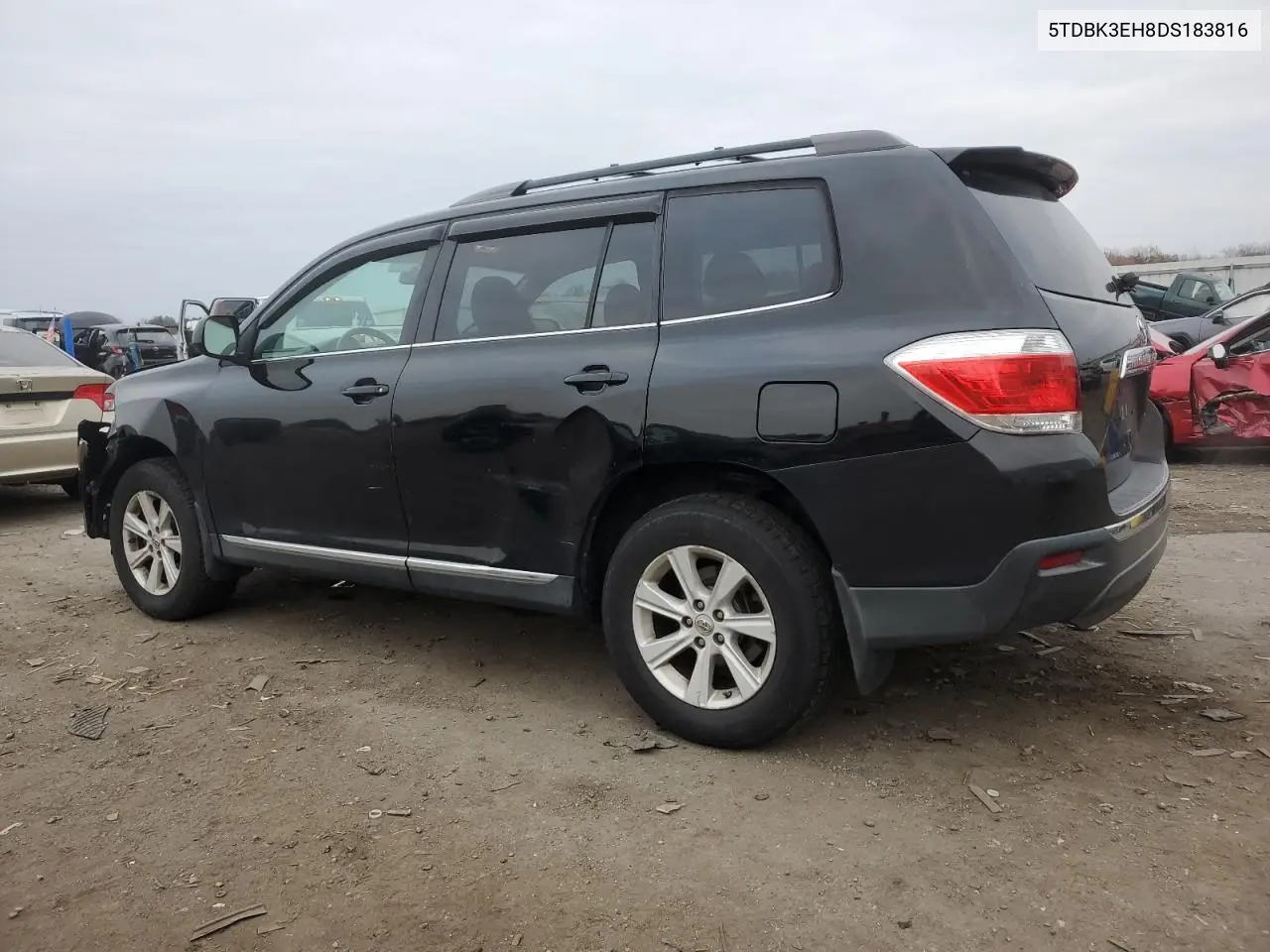 5TDBK3EH8DS183816 2013 Toyota Highlander Base