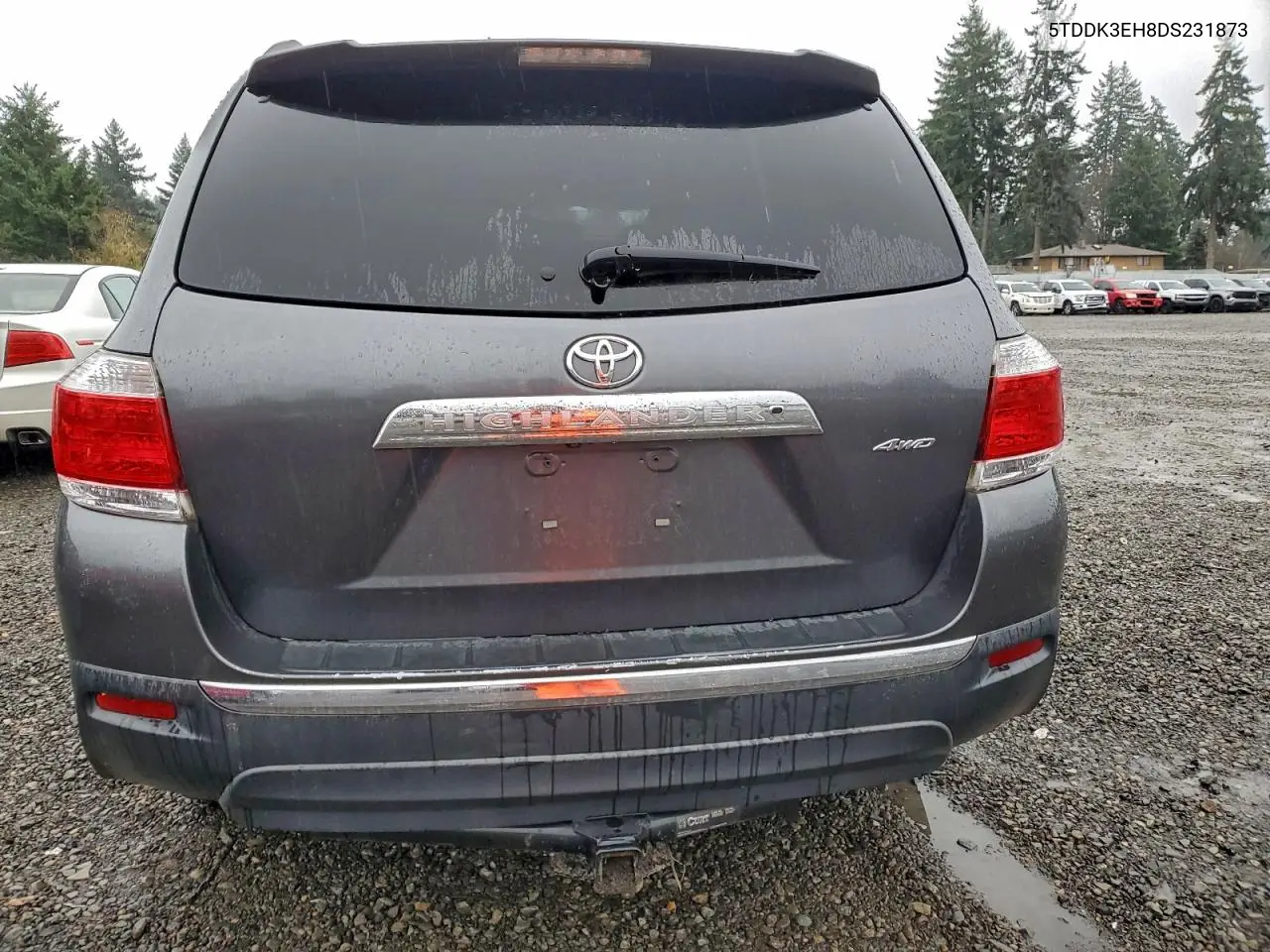 5TDDK3EH8DS231873 2013 Toyota Highlander Limited