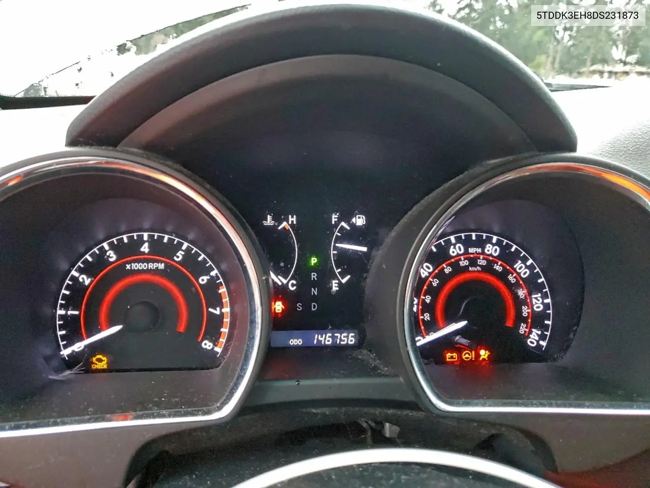 5TDDK3EH8DS231873 2013 Toyota Highlander Limited