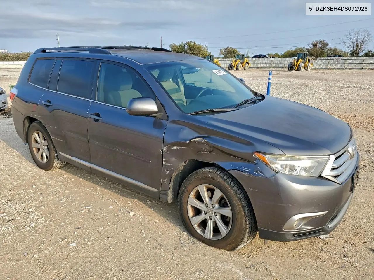 5TDZK3EH4DS092928 2013 Toyota Highlander Base