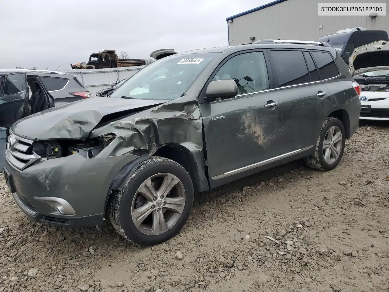 5TDDK3EH2DS182105 2013 Toyota Highlander Limited