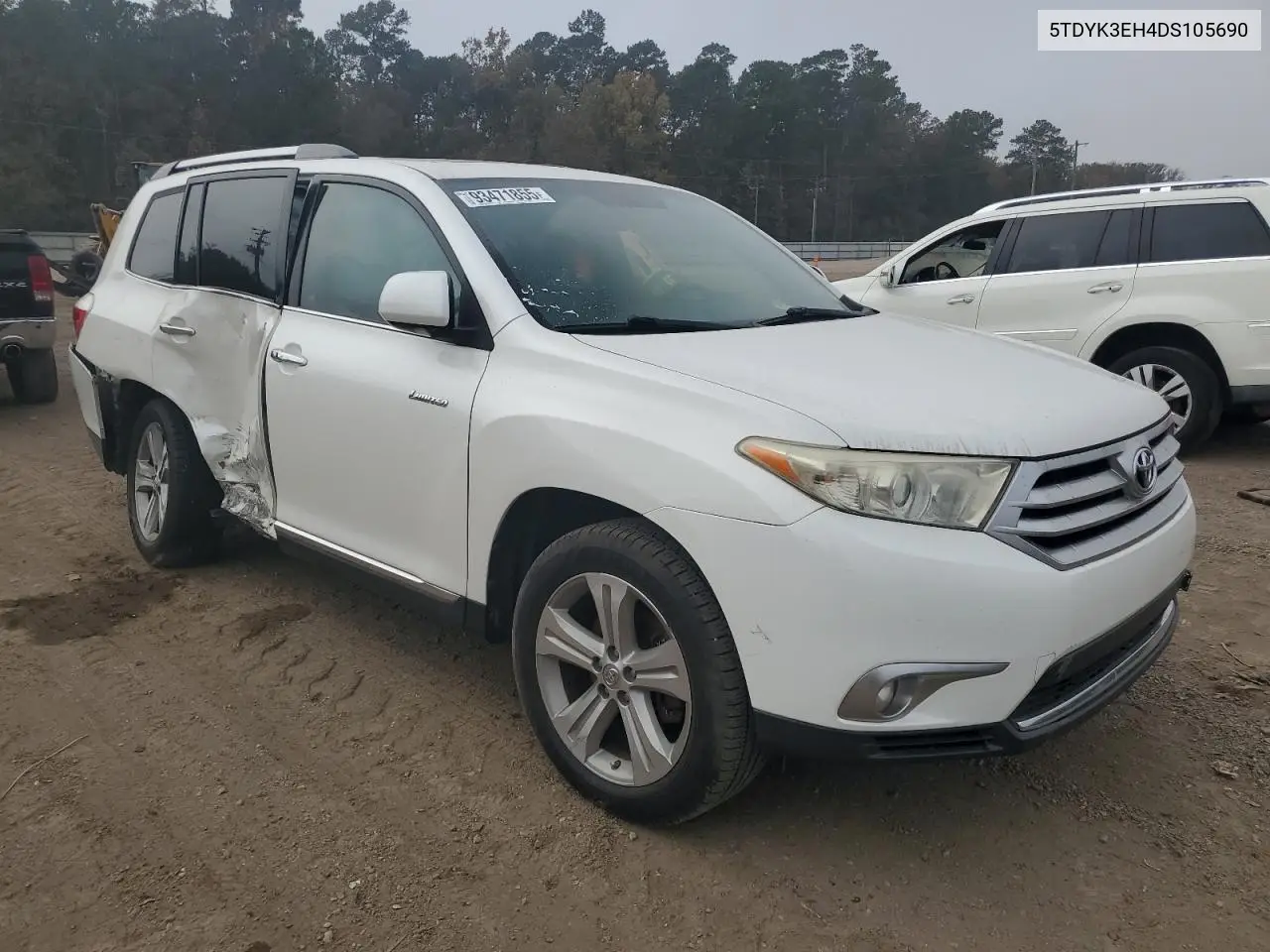5TDYK3EH4DS105690 2013 Toyota Highlander Limited