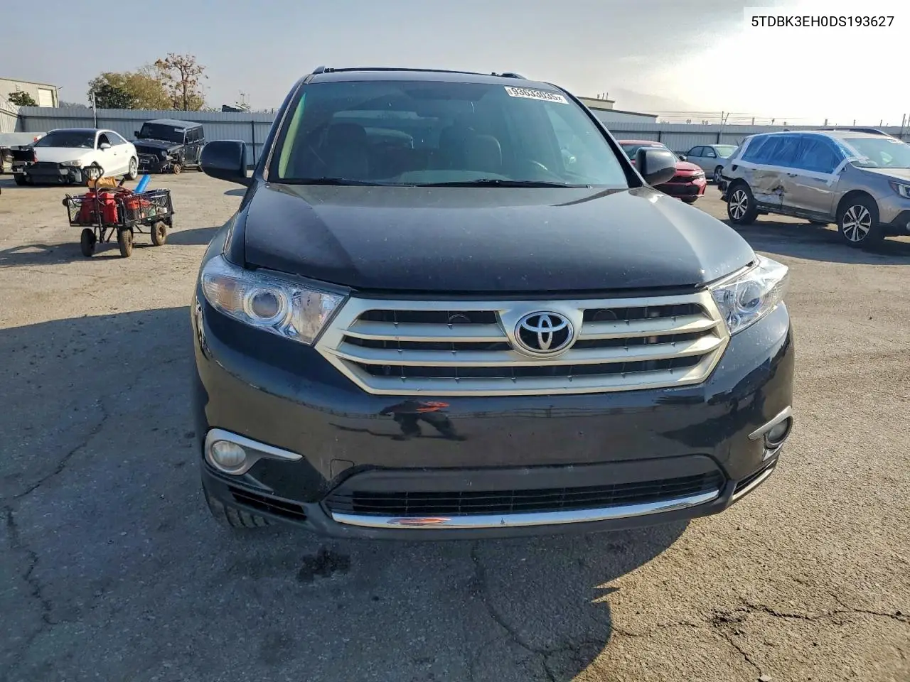 5TDBK3EH0DS193627 2013 Toyota Highlander Base