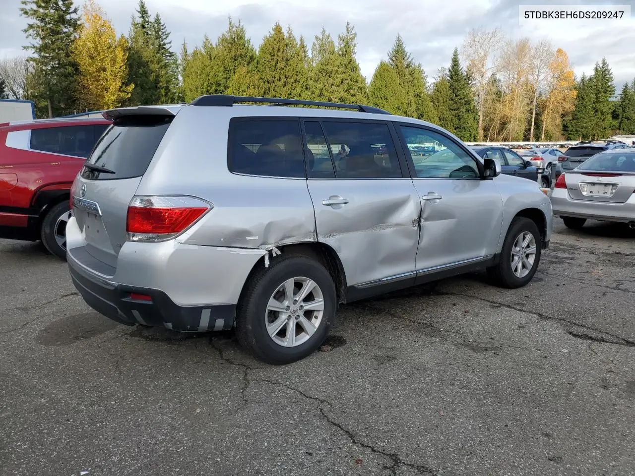 5TDBK3EH6DS209247 2013 Toyota Highlander Base