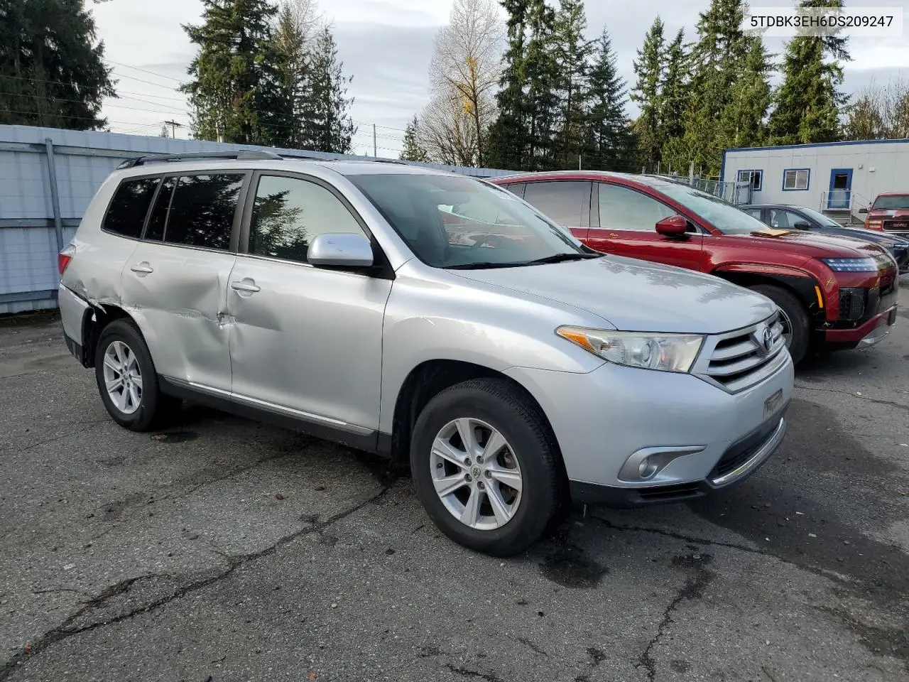 5TDBK3EH6DS209247 2013 Toyota Highlander Base