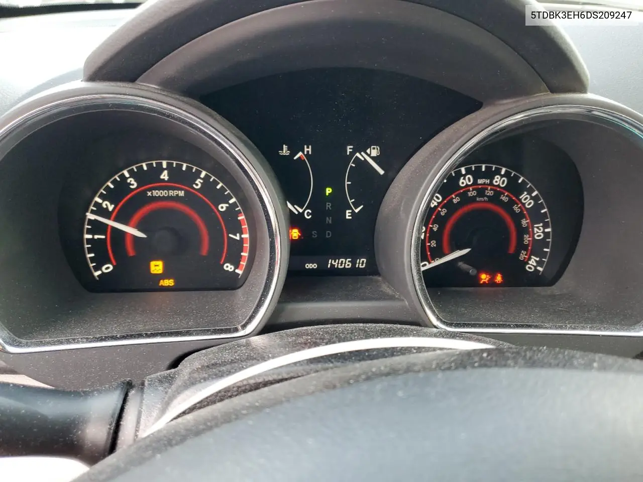 5TDBK3EH6DS209247 2013 Toyota Highlander Base