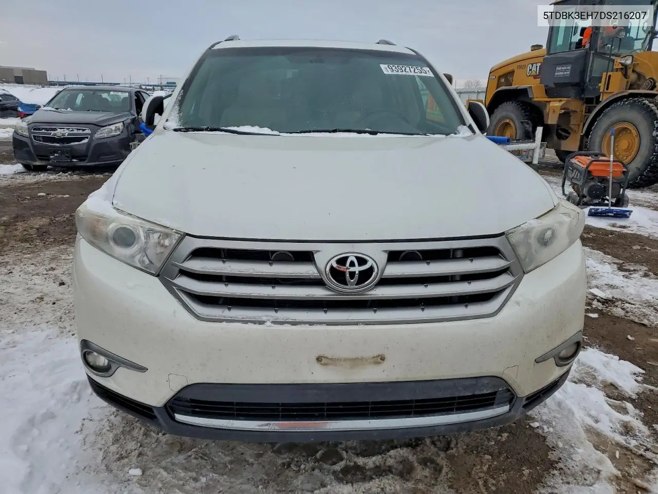 5TDBK3EH7DS216207 2013 Toyota Highlander Base