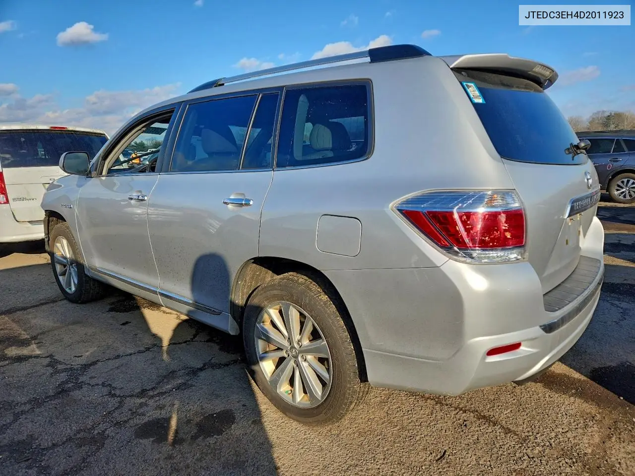 JTEDC3EH4D2011923 2013 Toyota Highlander Hybrid Limited