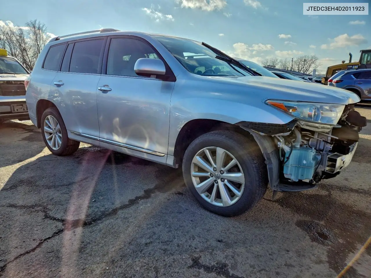 JTEDC3EH4D2011923 2013 Toyota Highlander Hybrid Limited
