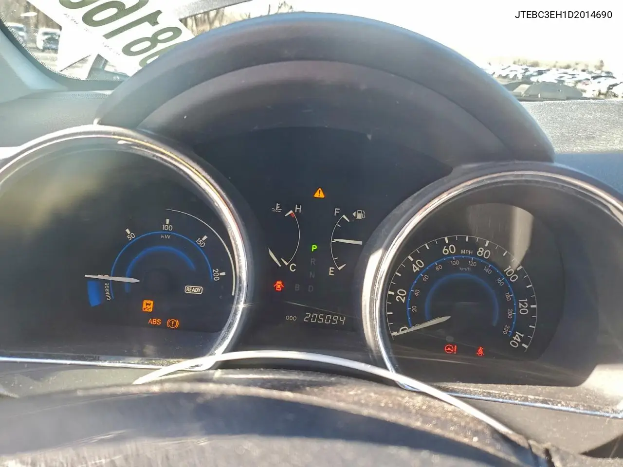JTEBC3EH1D2014690 2013 Toyota Highlander Hybrid