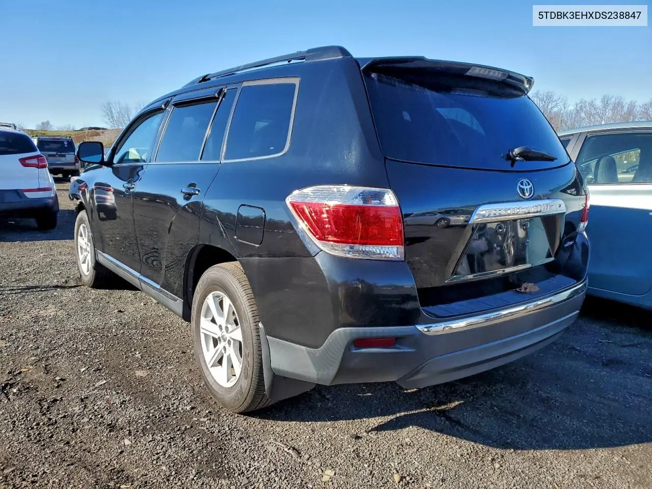 5TDBK3EHXDS238847 2013 Toyota Highlander Base