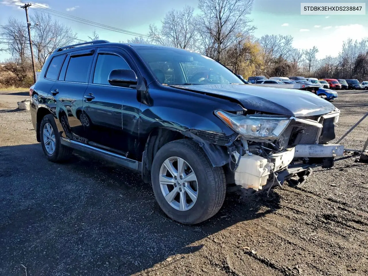 5TDBK3EHXDS238847 2013 Toyota Highlander Base