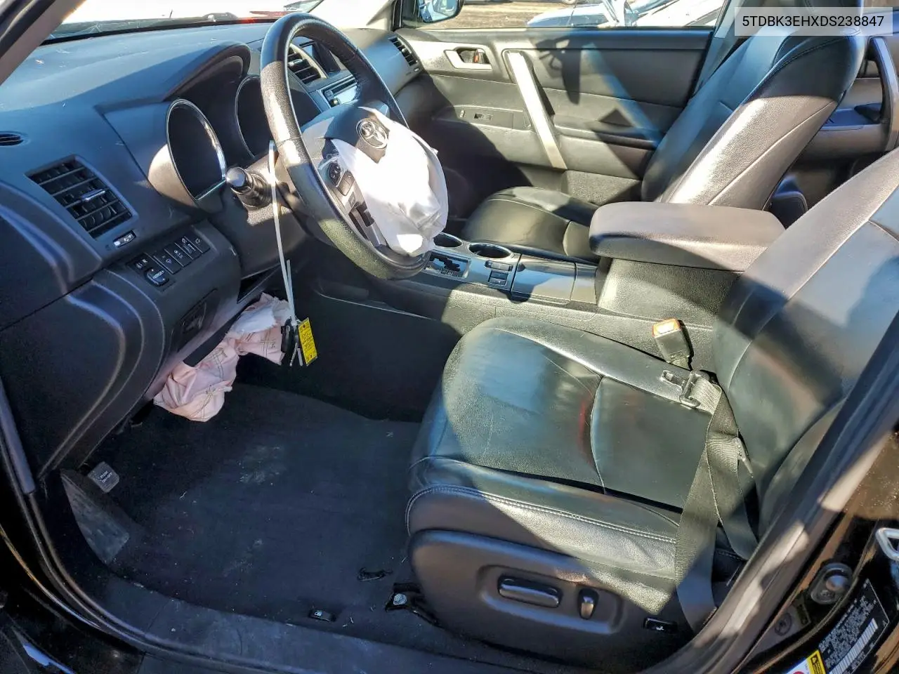 5TDBK3EHXDS238847 2013 Toyota Highlander Base