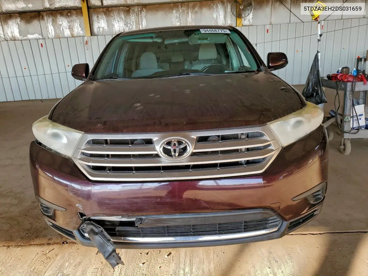 5TDZA3EH2DS031659 2013 Toyota Highlander Base