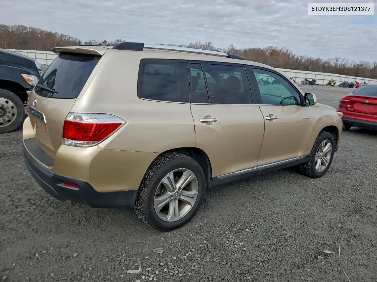 5TDYK3EH3DS121377 2013 Toyota Highlander Limited