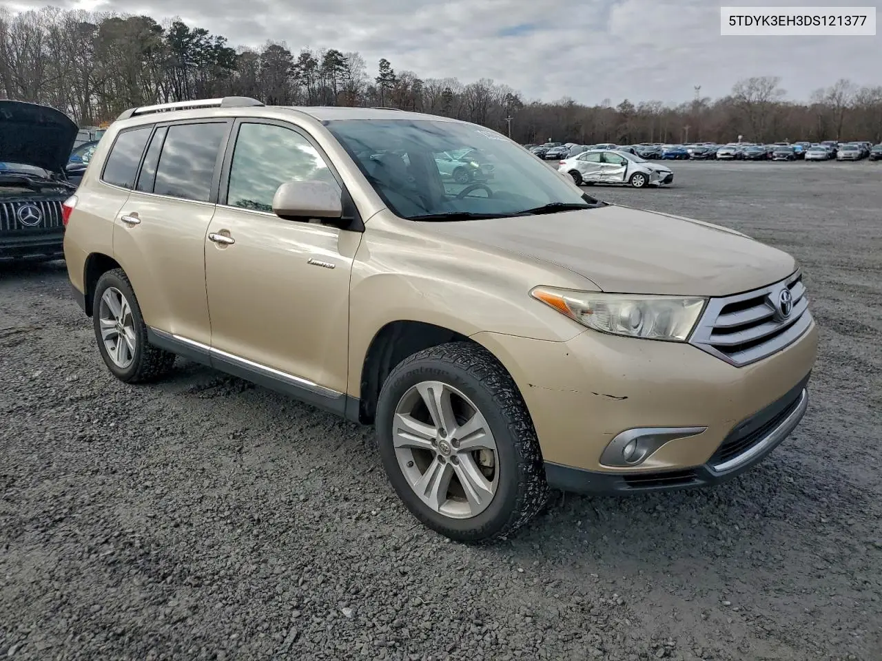 5TDYK3EH3DS121377 2013 Toyota Highlander Limited