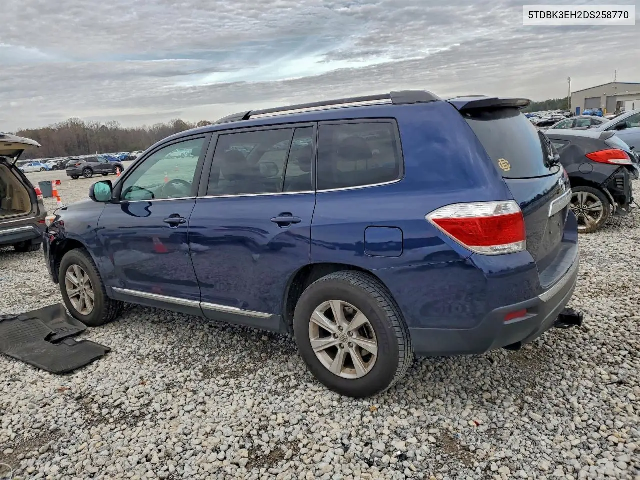 5TDBK3EH2DS258770 2013 Toyota Highlander Base