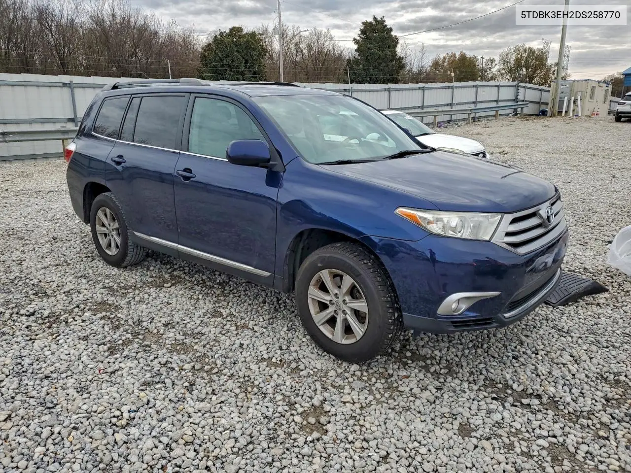 5TDBK3EH2DS258770 2013 Toyota Highlander Base