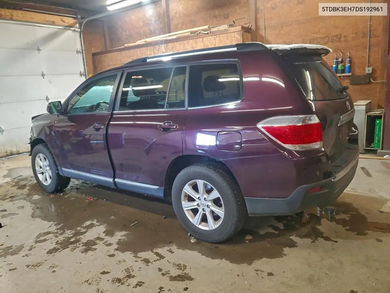 5TDBK3EH7DS192961 2013 Toyota Highlander Base