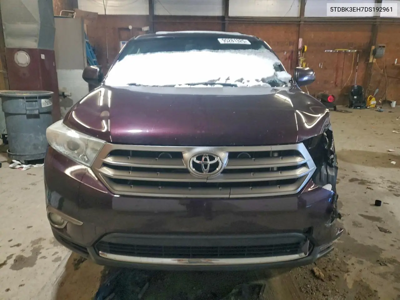 5TDBK3EH7DS192961 2013 Toyota Highlander Base