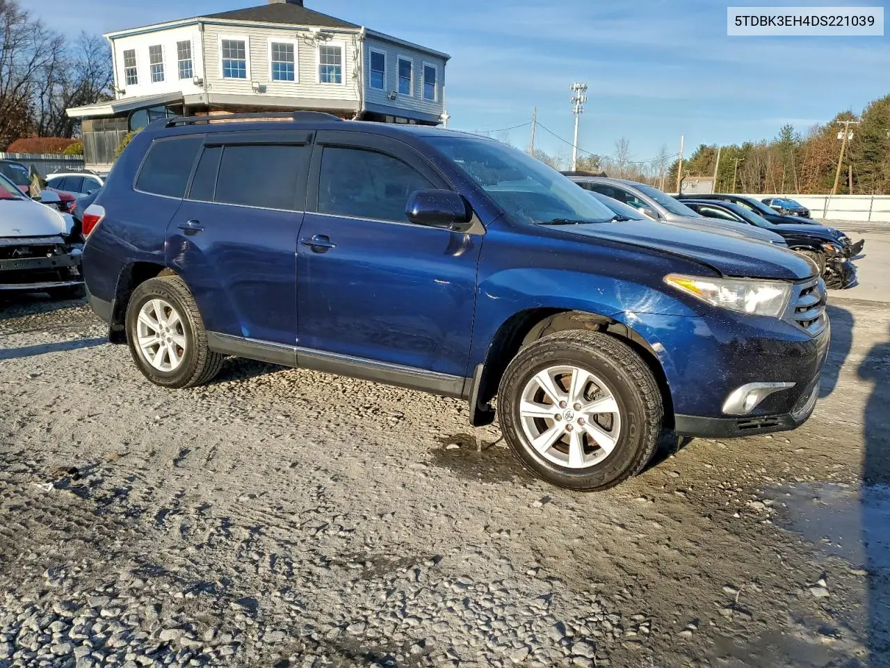 5TDBK3EH4DS221039 2013 Toyota Highlander Base