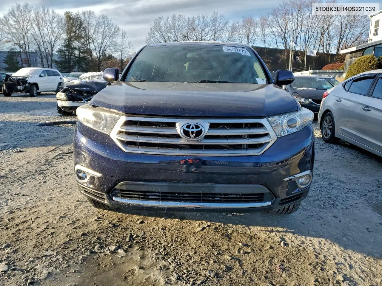 5TDBK3EH4DS221039 2013 Toyota Highlander Base