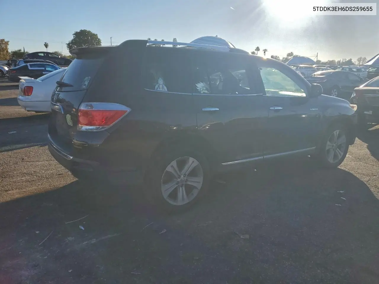 5TDDK3EH6DS259655 2013 Toyota Highlander Limited