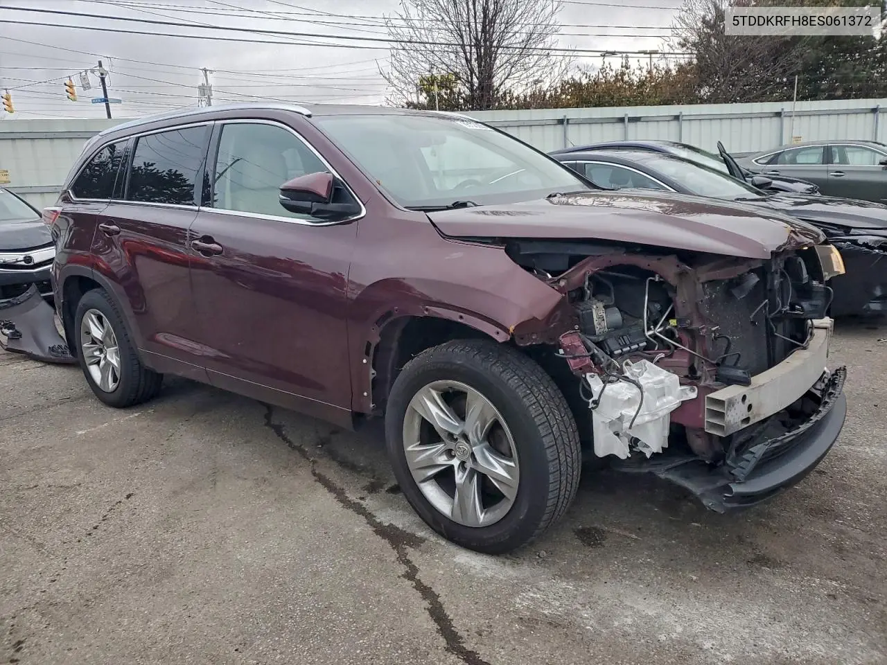 5TDDKRFH8ES061372 2014 Toyota Highlander Limited