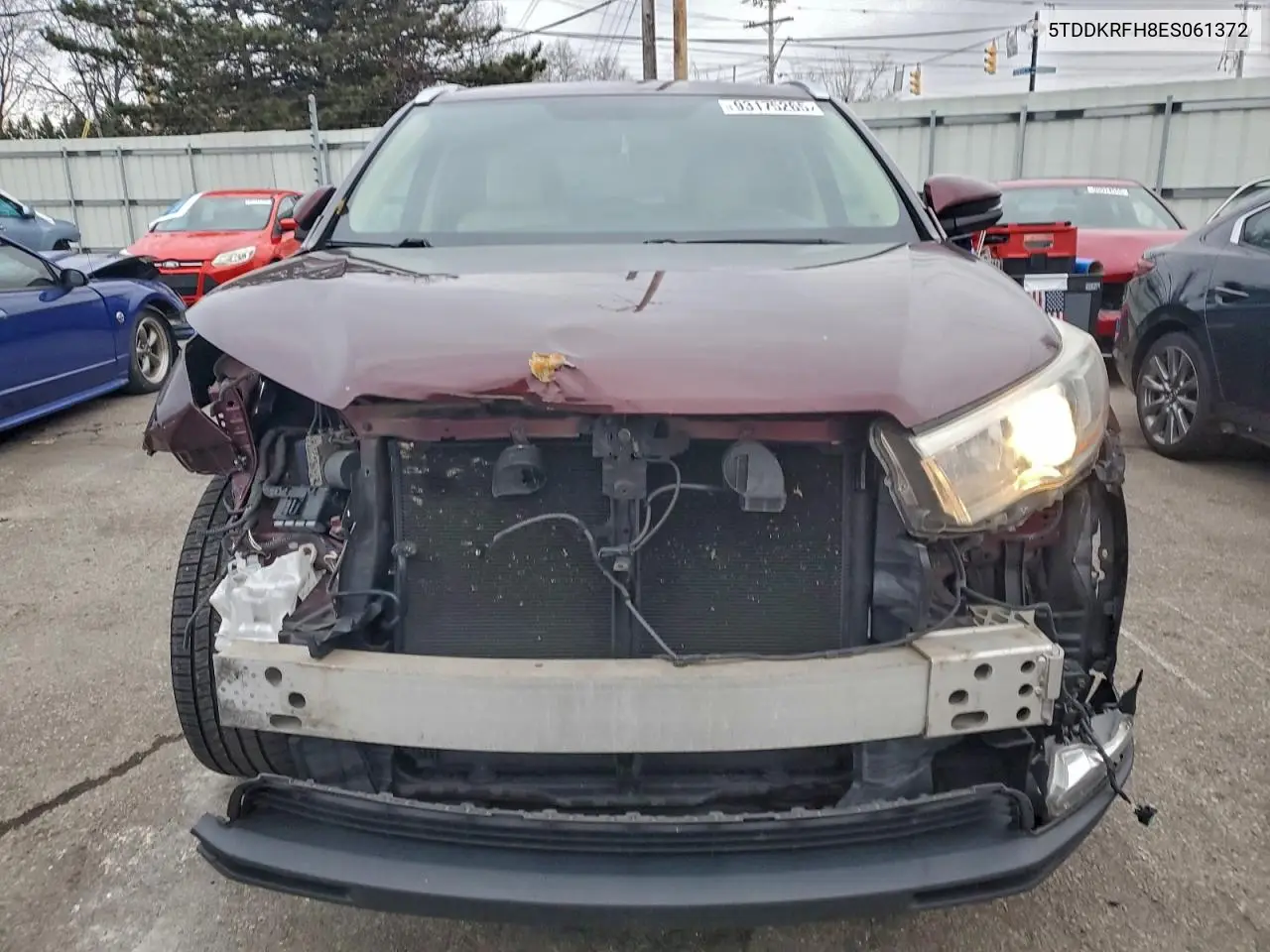 5TDDKRFH8ES061372 2014 Toyota Highlander Limited