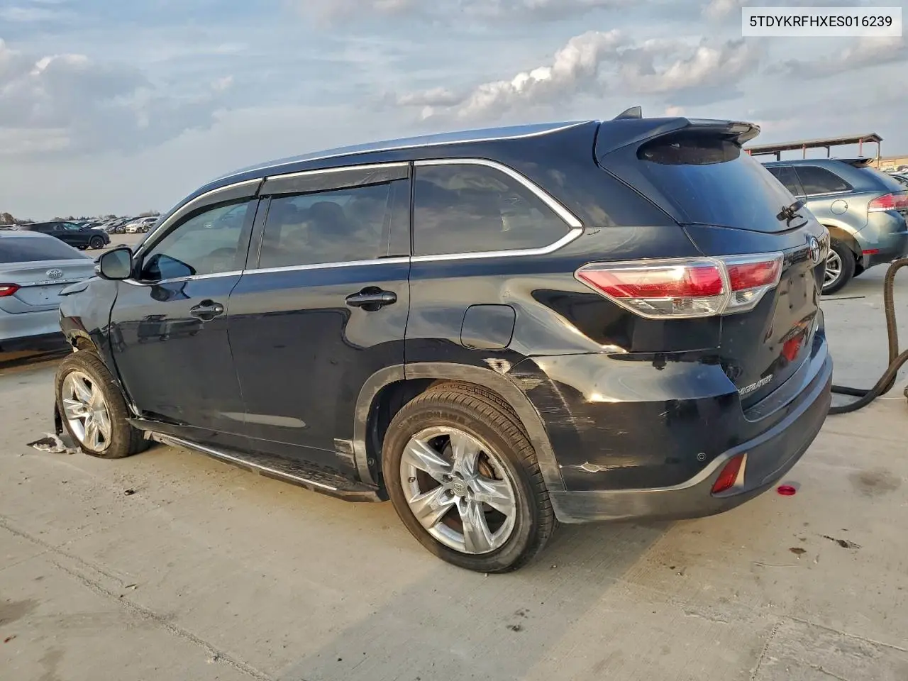 5TDYKRFHXES016239 2014 Toyota Highlander Limited