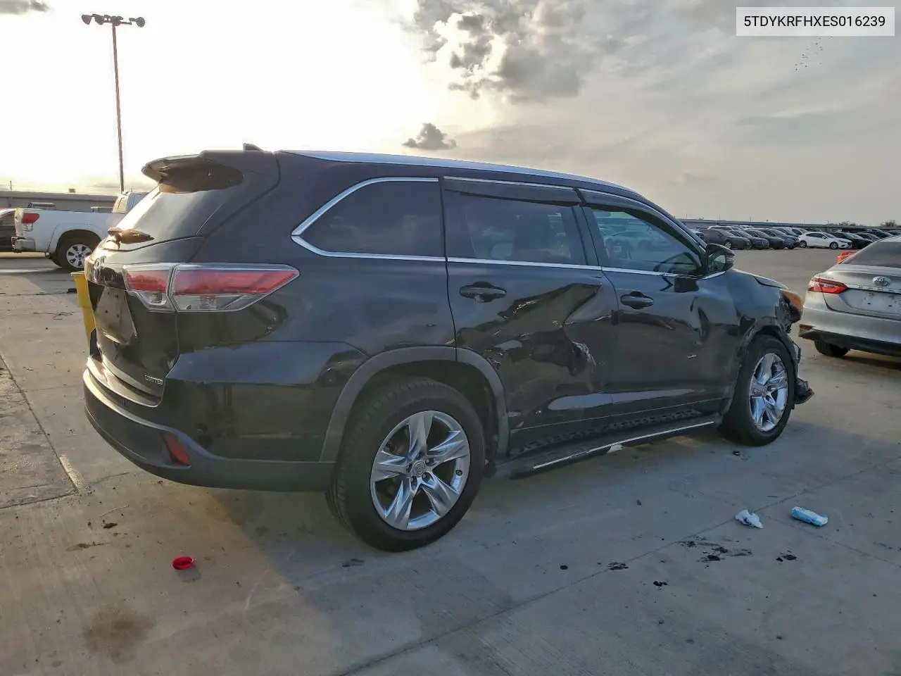5TDYKRFHXES016239 2014 Toyota Highlander Limited